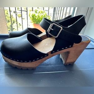 MIA Abba Clogs in Black 37